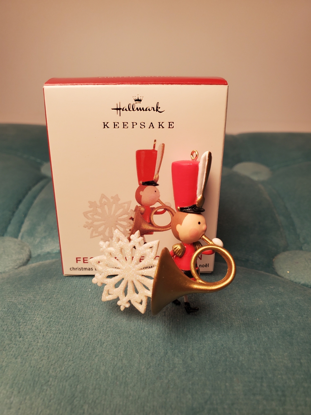 Hallmark Keepsake Festive French Horn Ornament 2020 Limited Edition LPR3441